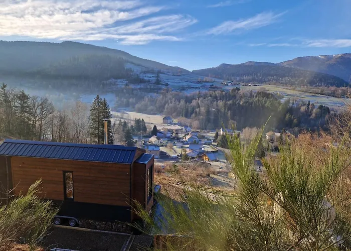 Tiny House, Hautes Vosges Шале Сен-Морис-Сюр-Мозель