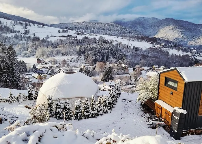 Tiny House, Hautes Vosges Шале Сен-Морис-Сюр-Мозель