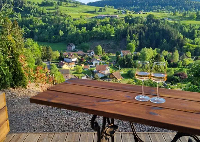 Tiny House, Hautes Vosges Шале Сен-Морис-Сюр-Мозель